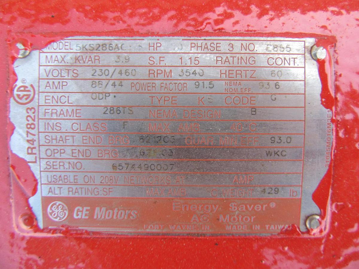 Refurbished 40 HP BELL & GOSSETT 2.5" X 3" 1510 CENTRIFUGAL WATER PUMP 3500 RPM 7.625" IMP