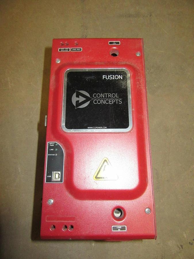 Used CONTROL CONCEPTS SCR POWER CONTROLLER FUSION-ZC-1-8000 24-600 VAC 320A 1-PHASE