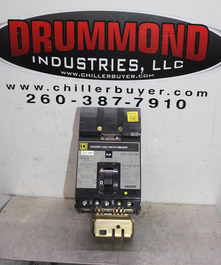 Used SQUARE D I-LINE CIRCUIT BREAKER FA340560 SERIES 2 60 AMP 480 VAC 3-POLE