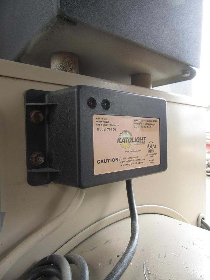 Used 60 KW DIESEL GENERATOR KATOLIGHT 120/240V RE-CONNECTABLE SOUND ENCLOSED 204 HRS