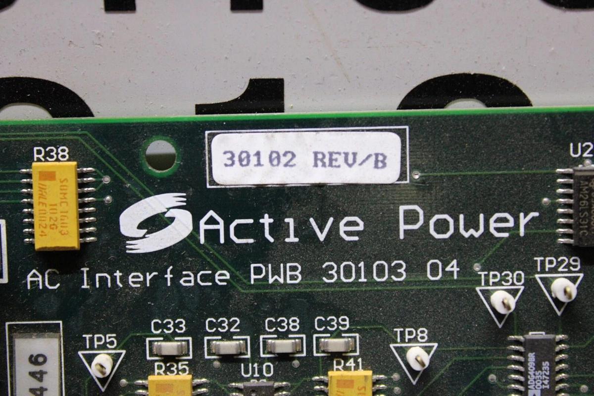 Used ACTIVE POWER AC INTERFACE PWB 30103-04 30102 REV. B **WARRANTY INCLUDED**