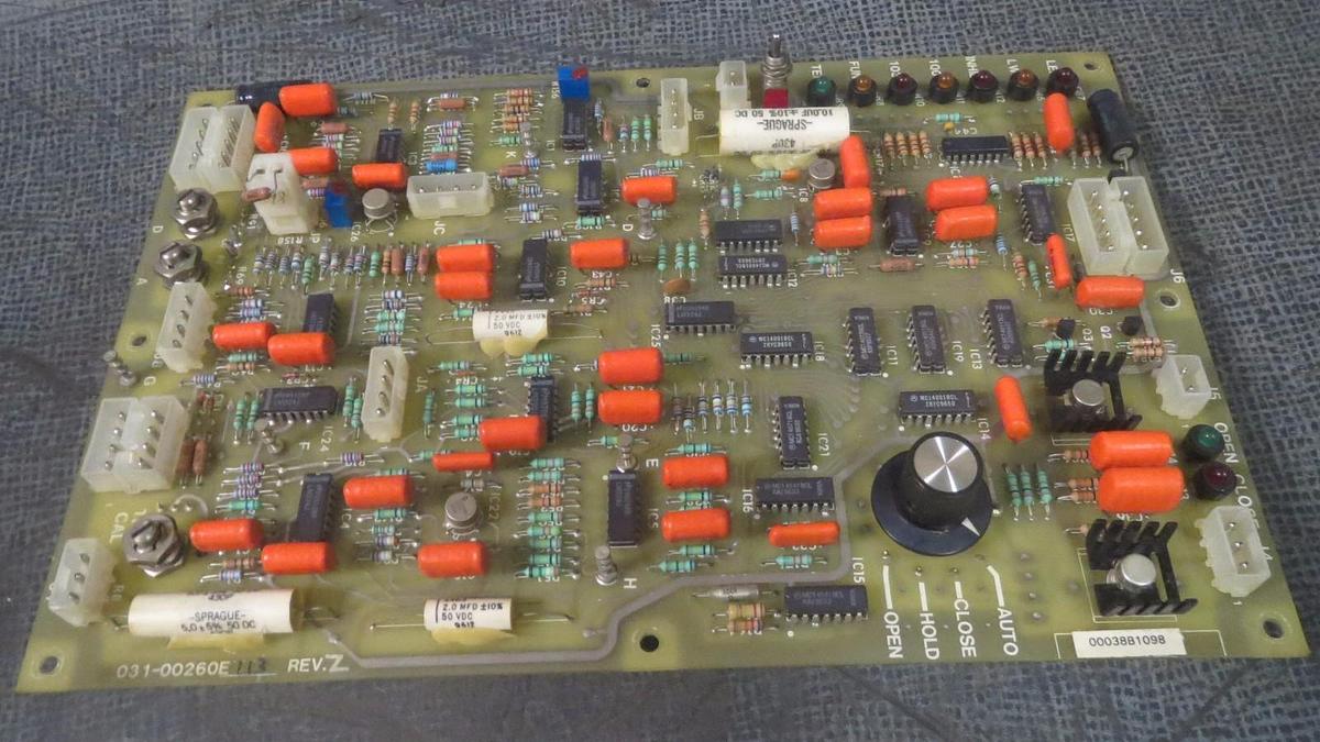 Used YORK CONTROL CIRCUIT BOARD -- MODEL/REVISION: 031-00260E113 REV Z **WARRANTY**