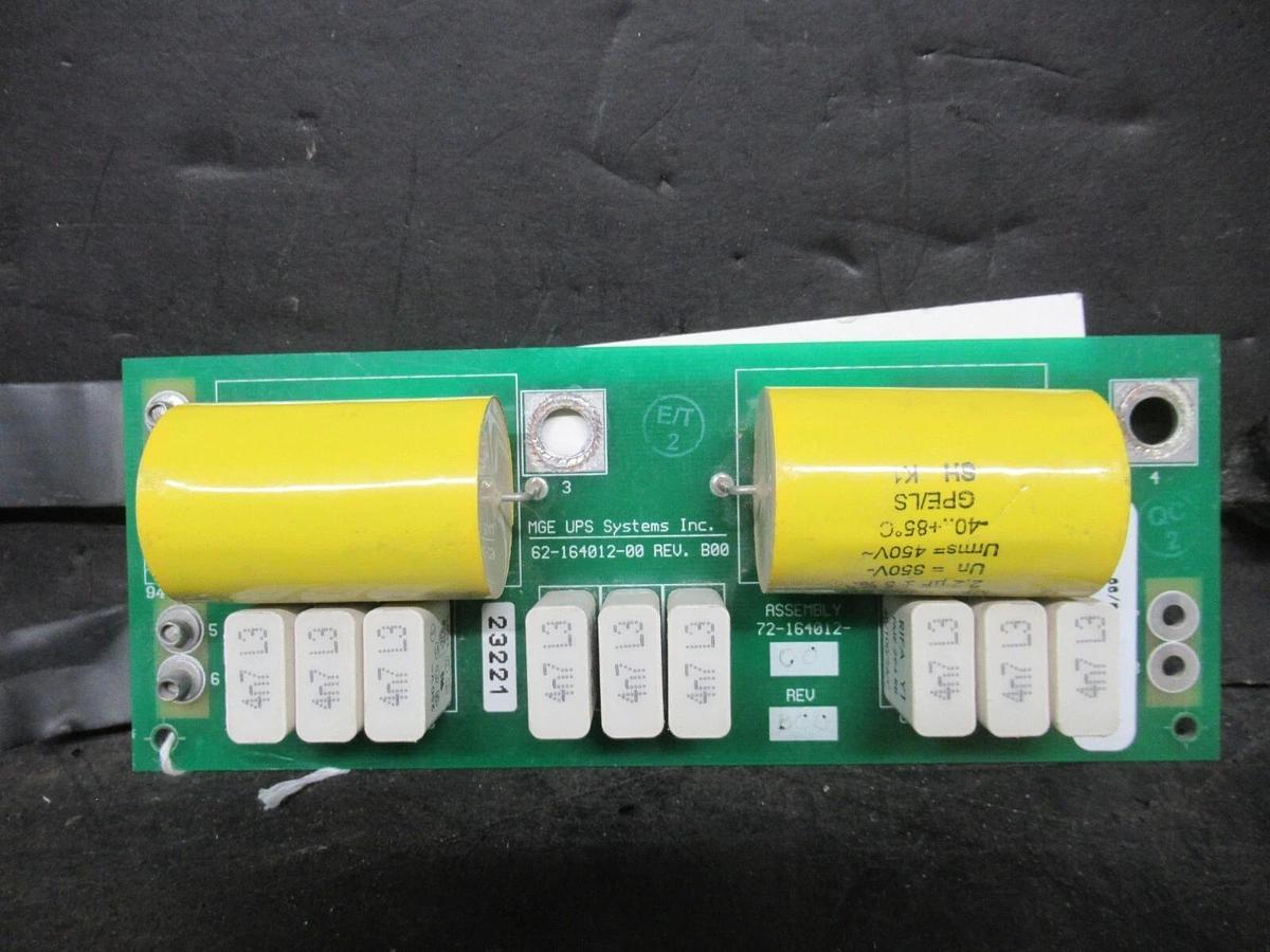 Used MGE UPS CIRCUIT BOARD 62-164012-00 REV B00 ASSY: 72-164012 REV B00 **WARRANTY**