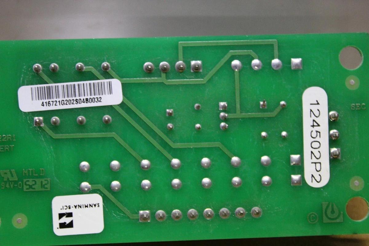 Used LIEBERT SMOKE DETECTOR CIRCUIT BOARD 416721G2 REV. 02 416721G20252013JAN210082