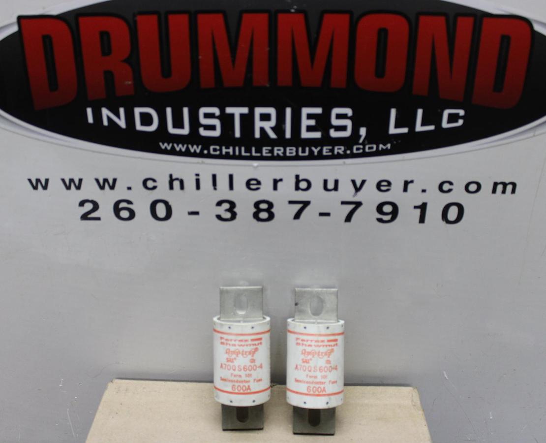 Used LOT OF 3 GOULD SHAWMUT AMPTRAP FUSES A70P250 250 AMP 700 VAC