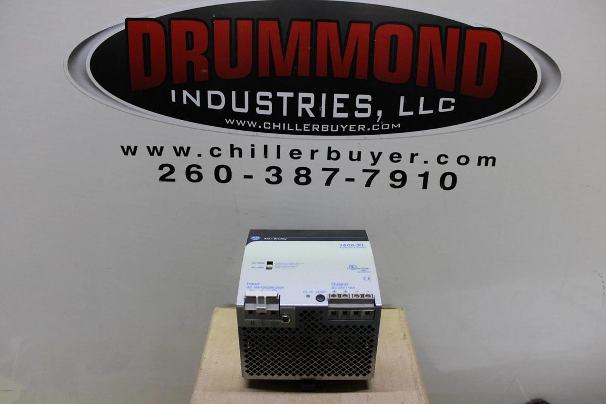 Used ALLEN BRADLEY POWER SUPPLY 1606-XL240E 240 VAC 6 AMP 288 WATT 50-60 HZ