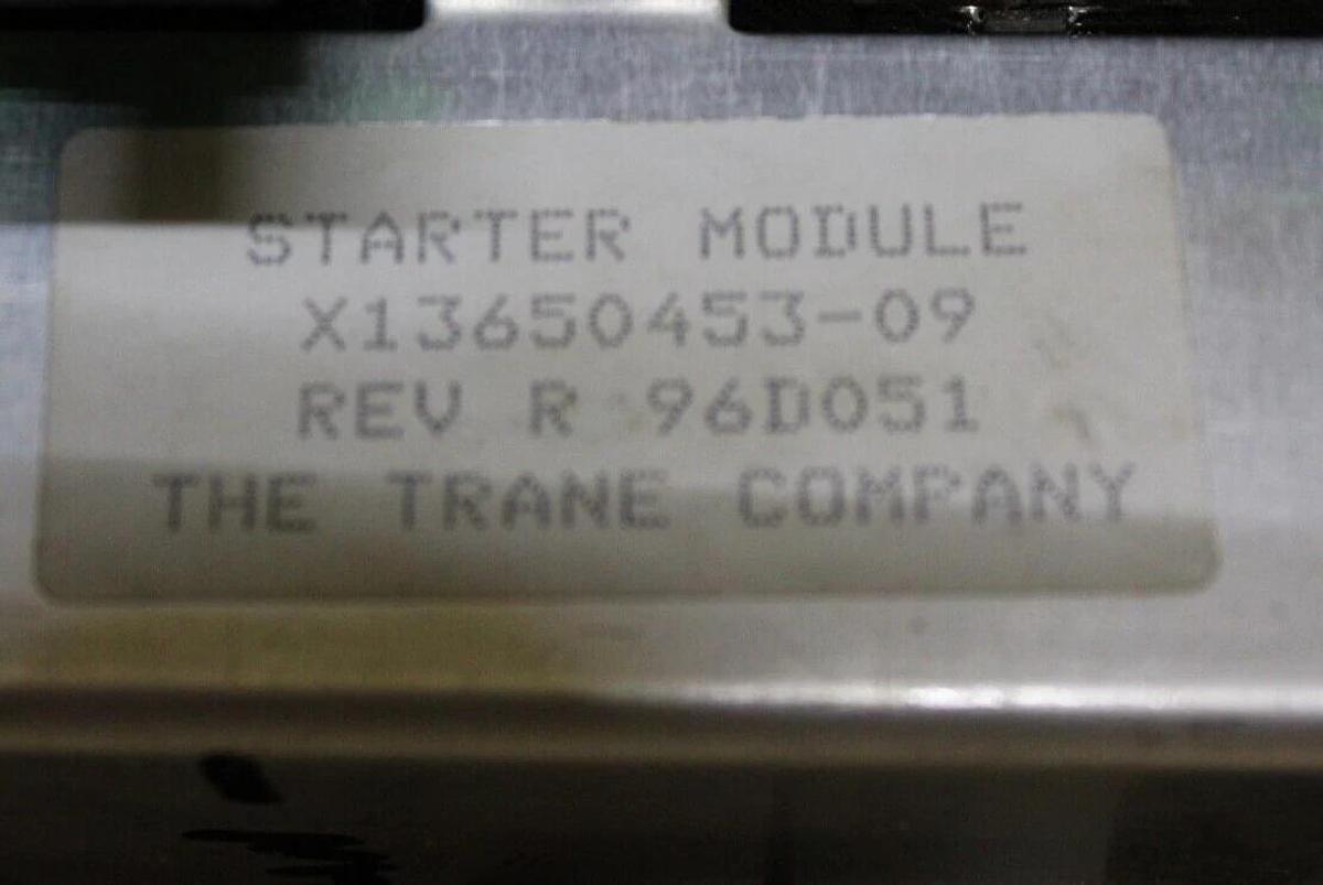 Used TRANE CHILLER STARTER MODULE X13650453-09 REV. R **WARRANTY INCLUDED**