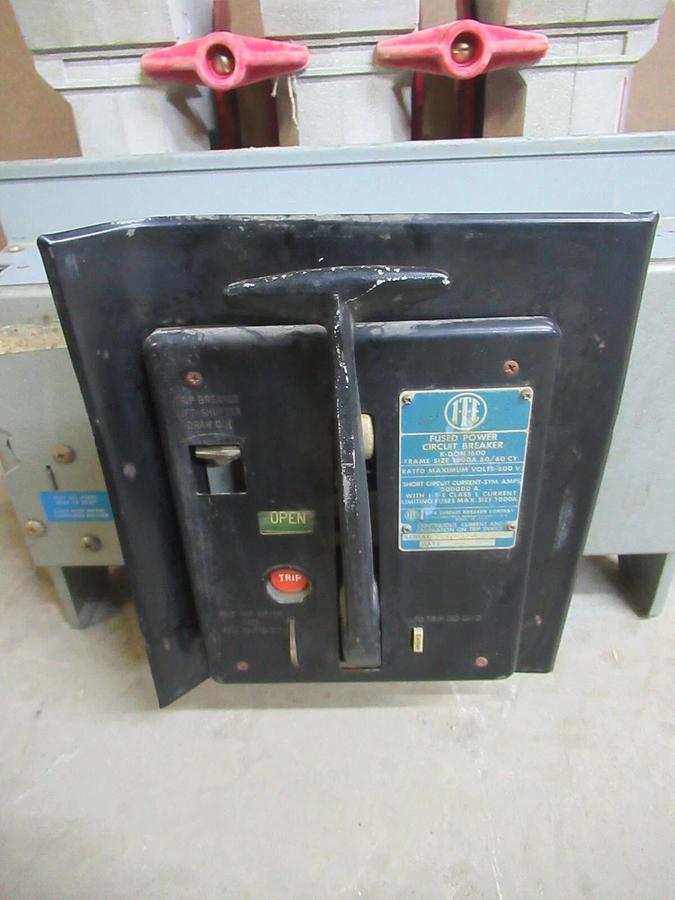 Used ITE POWER CIRCUIT BREAKER K-DON 1600 1600 AMP 600 VOLT *BENT PANEL* *WARRANTY*