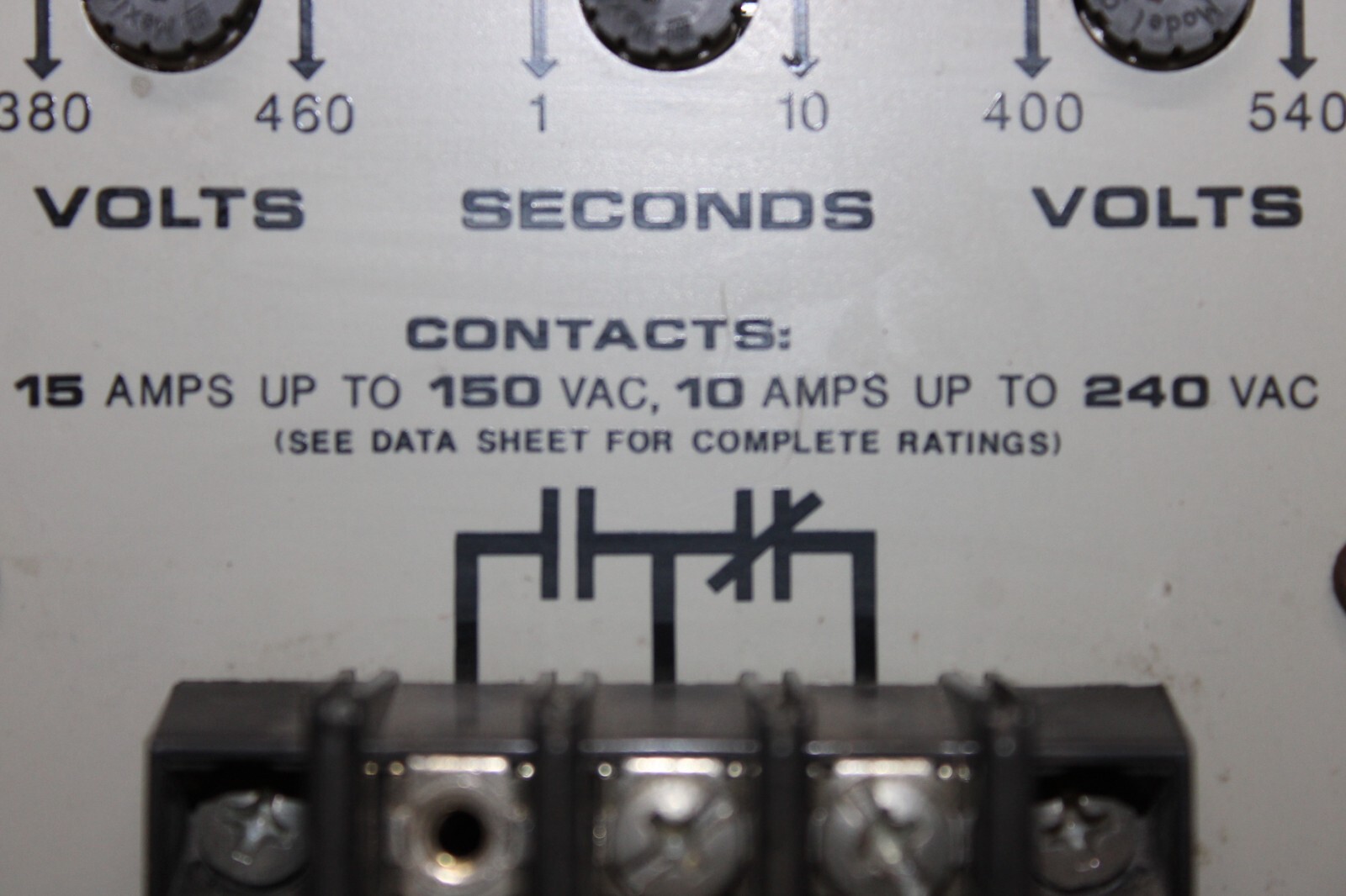 Used TIME MARK TIME DELAY 3-0 OVER/UNDER POWER MONITOR C269 15 AMP 240 VAC