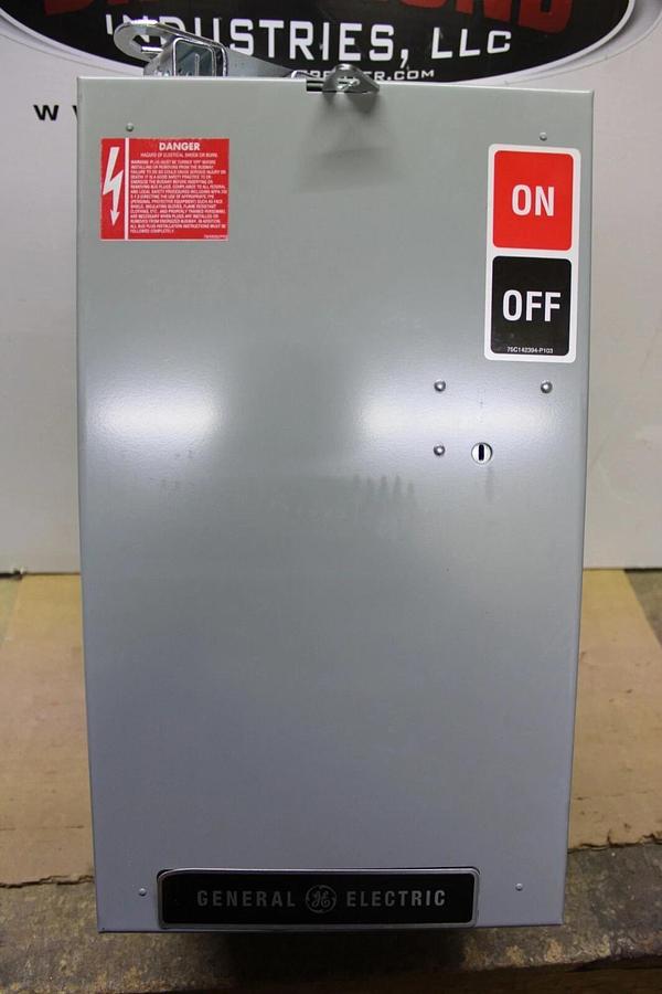 NEW SURPLUS GENERAL ELECTRIC BUS PLUG AC363RG 100 AMP 3-POLE 600 VAC 3-PHASE