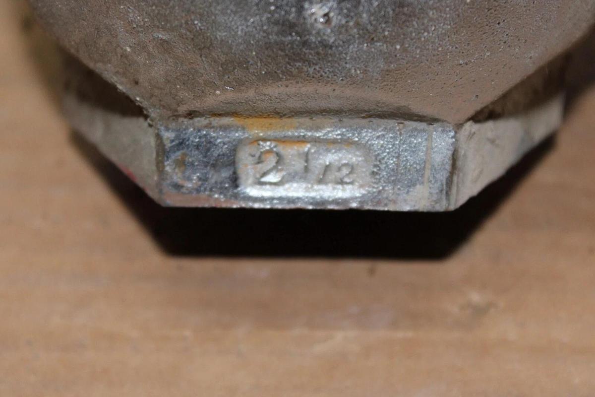 Used ELKHART BRASS U ANGLE FIRE HOSE VALVE 2.5" 15-31-SA 300 PSI **WARRANTY**