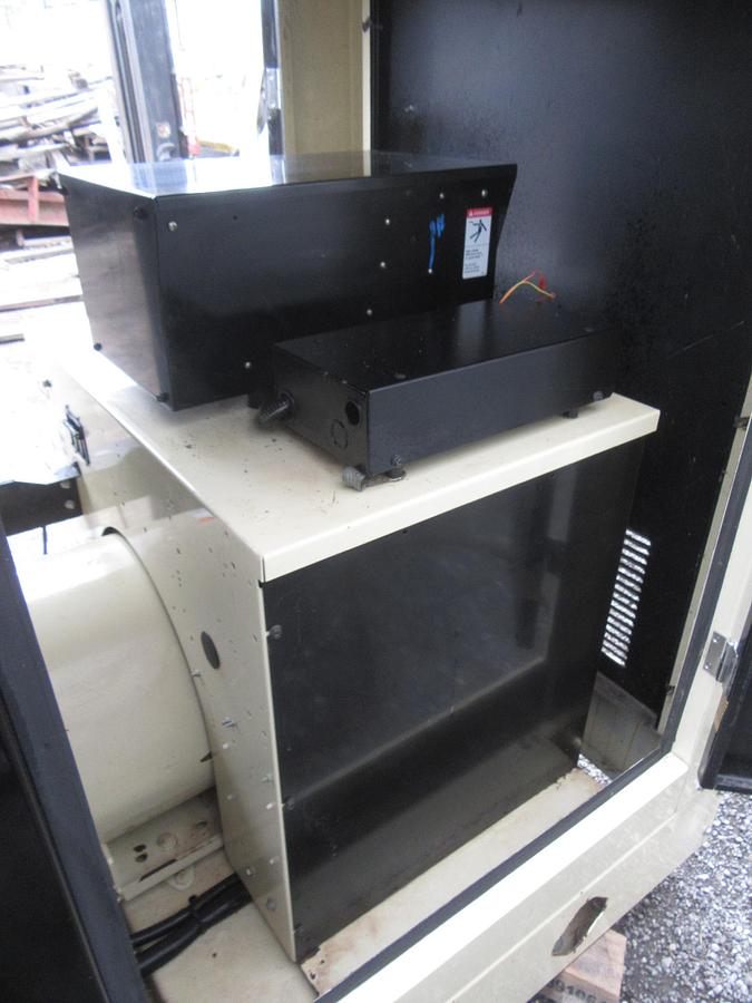 Used 45 KW PROPANE / NAT GAS GENERATOR KOHLER 120/240V 45RZG ENCLOSED VIDEO