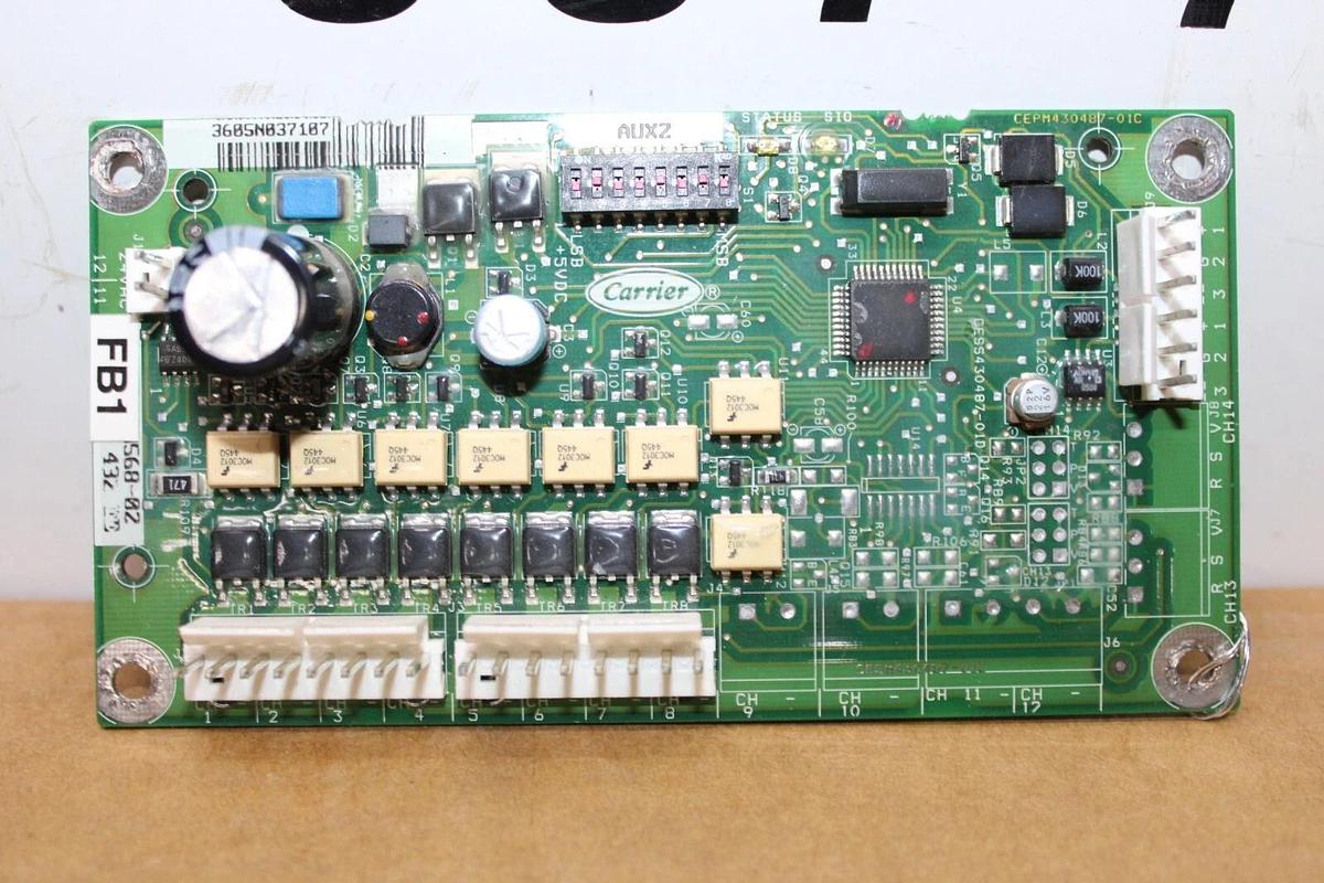 Used CARRIER DRIVER CIRCUIT BOARD CESS430487-02E CEBD430487-03C *WARRANTY*