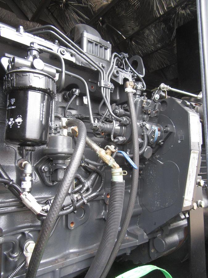 Used 48 KW DIESEL GENERATOR GENERAC 120/240 V FPT 366 HRS SOUND ENCLOSED VIDEO 50 KW