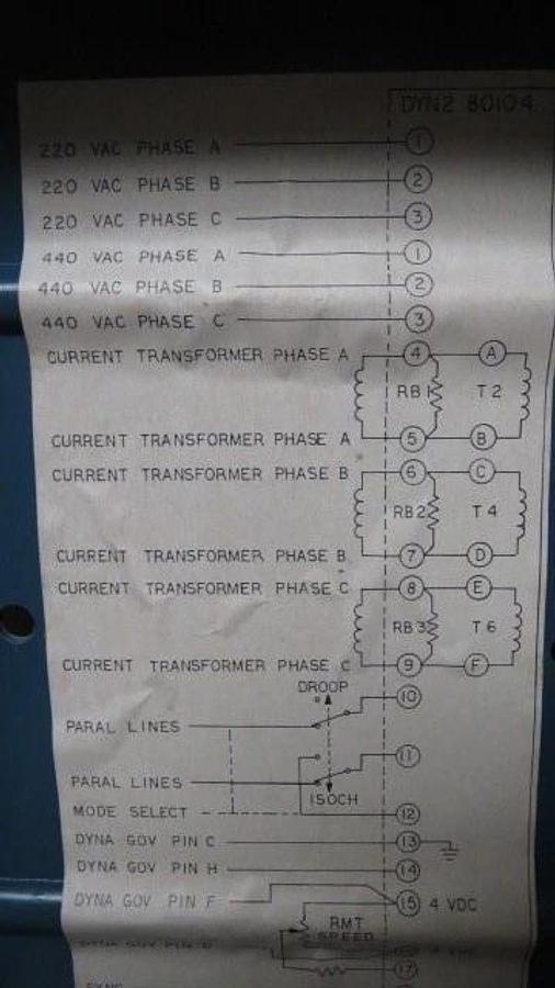 Used BARBER COLMAN LOAD CONTROL MODULE DYN2 80104 480V **30 DAY WARRANTY INCLUDED!**
