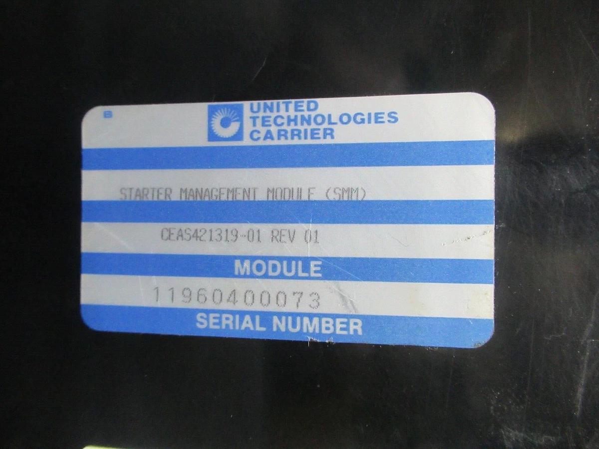 Used UNITED TECHNOLOGIES STARTER MANAGEMENT MODULES CESO0121319-01 CEAS421319-01