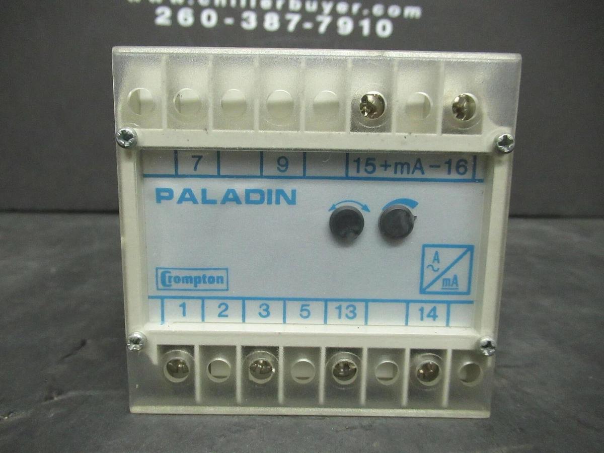Used CROMPTON PALADIN CURRENT TRANSDUCER MODULE 253-TALU-LHSG-C6-DG 253-TALU