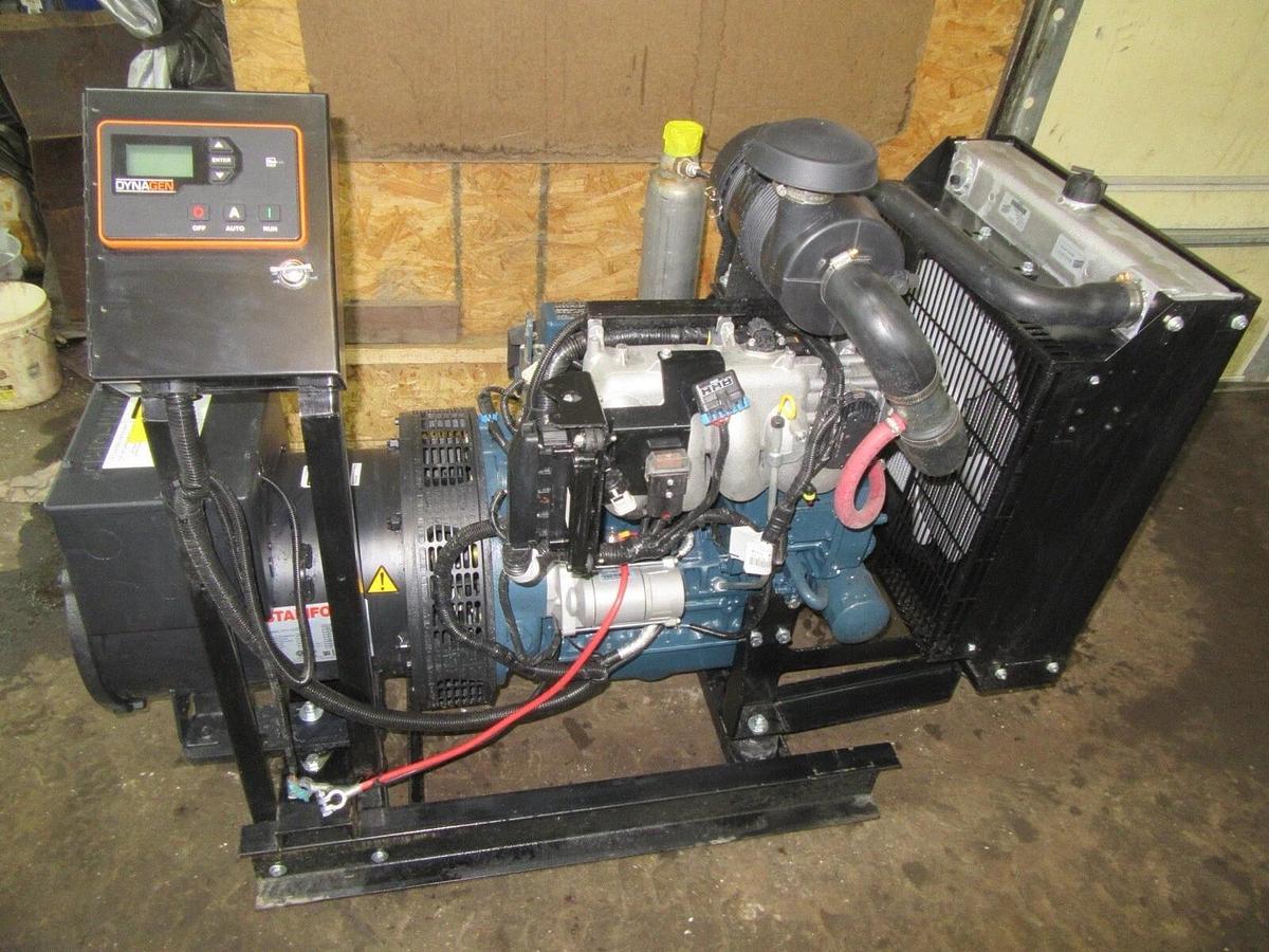 Used NEW 25 KW LP NATURAL GAS GENERATOR KUBOTA WG2503 120/240 RE-CONNECTABLE STAMFORD