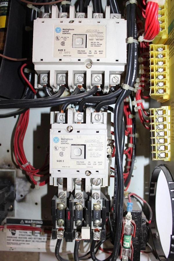 Used WESTINGHOUSE MCC MOTOR CONTROL BUCKET FREEDOM 2100 24" SIZE 2 CL75250