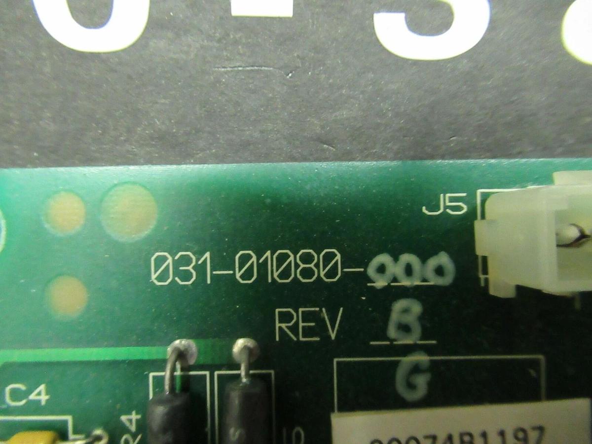 Used YORK JOHNSON CONTROLS CIRCUIT BOARD 031-01080-000 REV B 031-01080 ONE 00074B1197