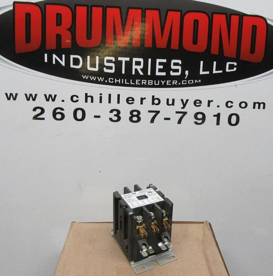 Used MARS 780 CONTACTOR 61431 600 VAC 30 AMP 15 HP 3-POLE COIL: 120 VAC