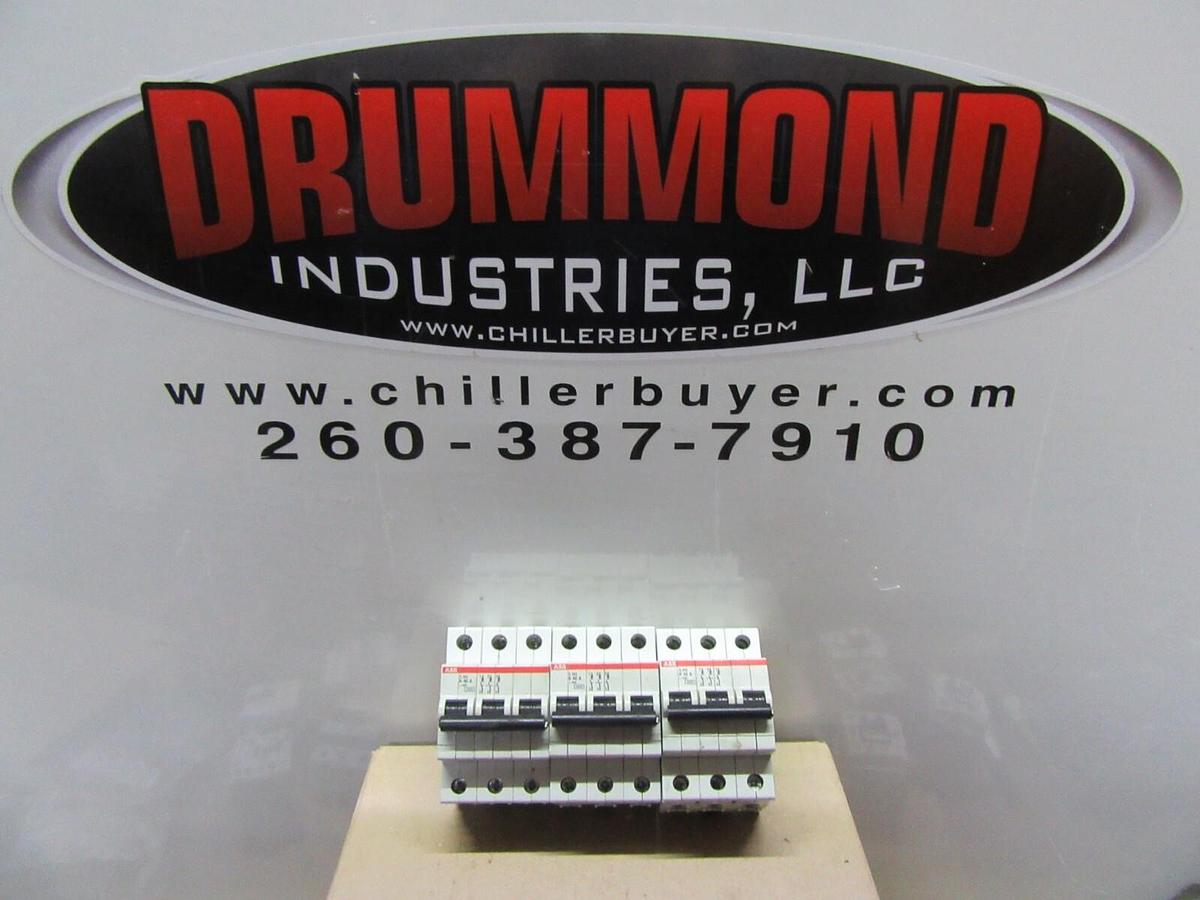 Used LOT OF 3 ABB S203-K40A 400 VOLT 40 AMP 3-POLE **WARRANTY INCLUDED**