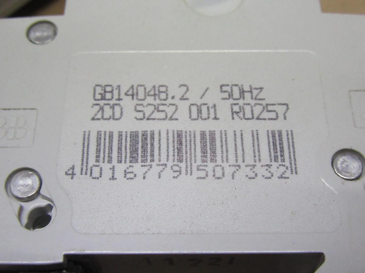 Used LOT OF 2 ABB S202-K1.6A 400 VOLT 1.6 AMP 2-POLE **WARRANTY INCLUDED**