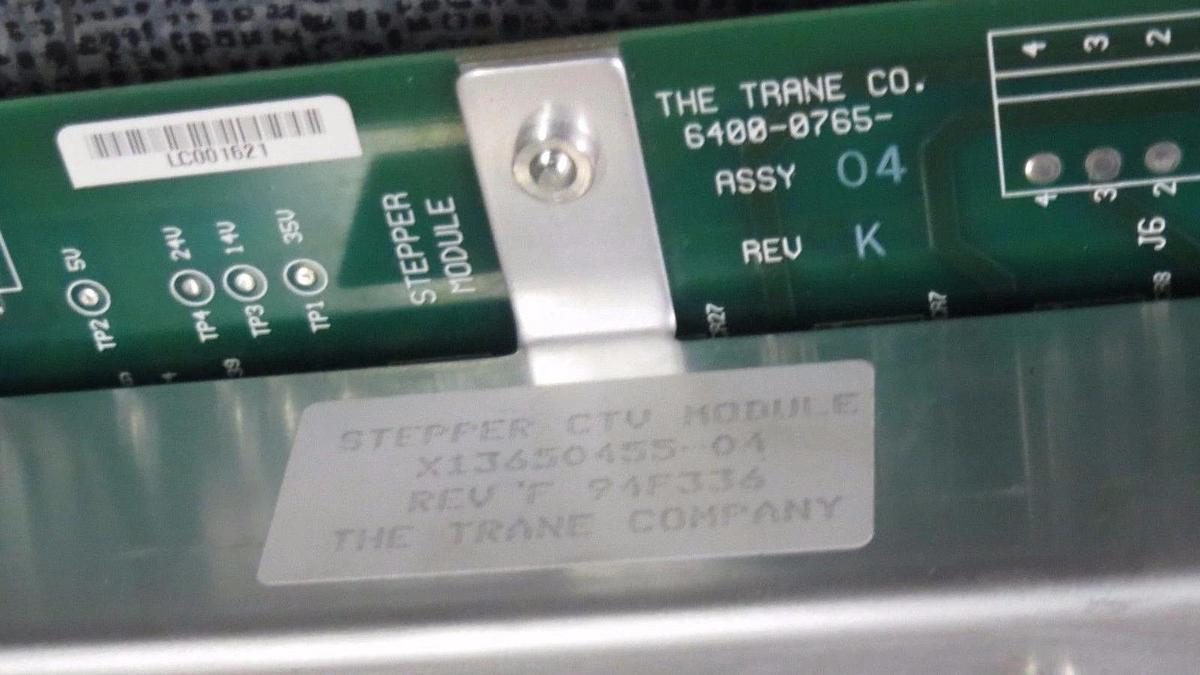 Used TRANE STEPPER CTV MODULE X13650455-04 REV F **WARRANTY INCKUDED**