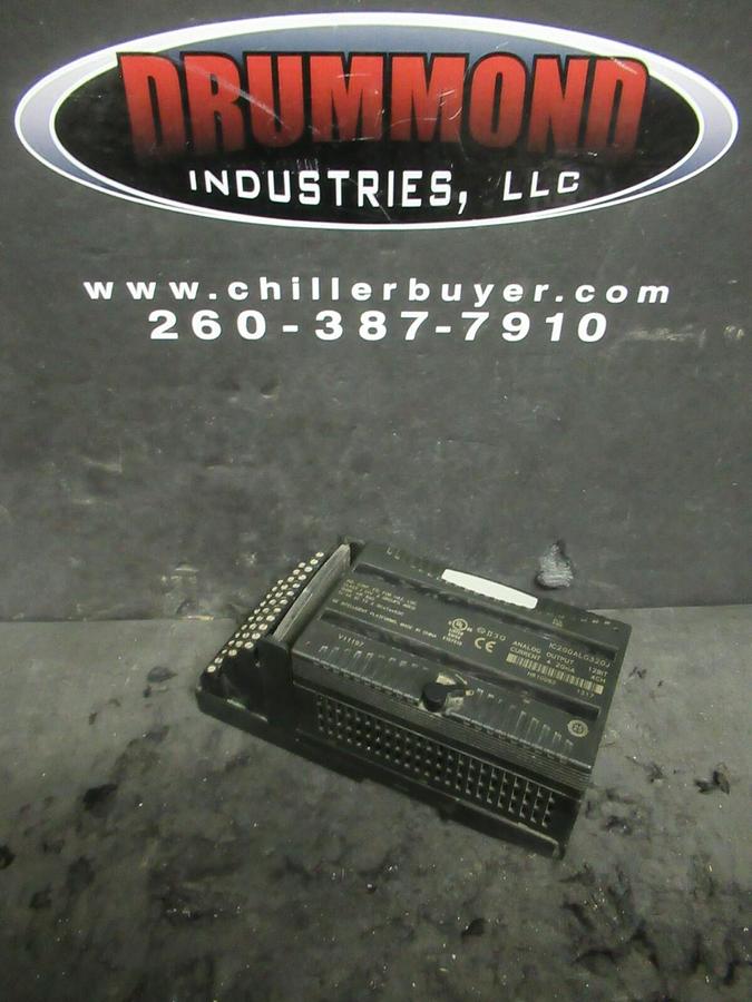 Used GE INTELLIGENT PLATFORMS PLC IC200ALG320J W/ COMPACT I/O CARRIER IC200CHS022L