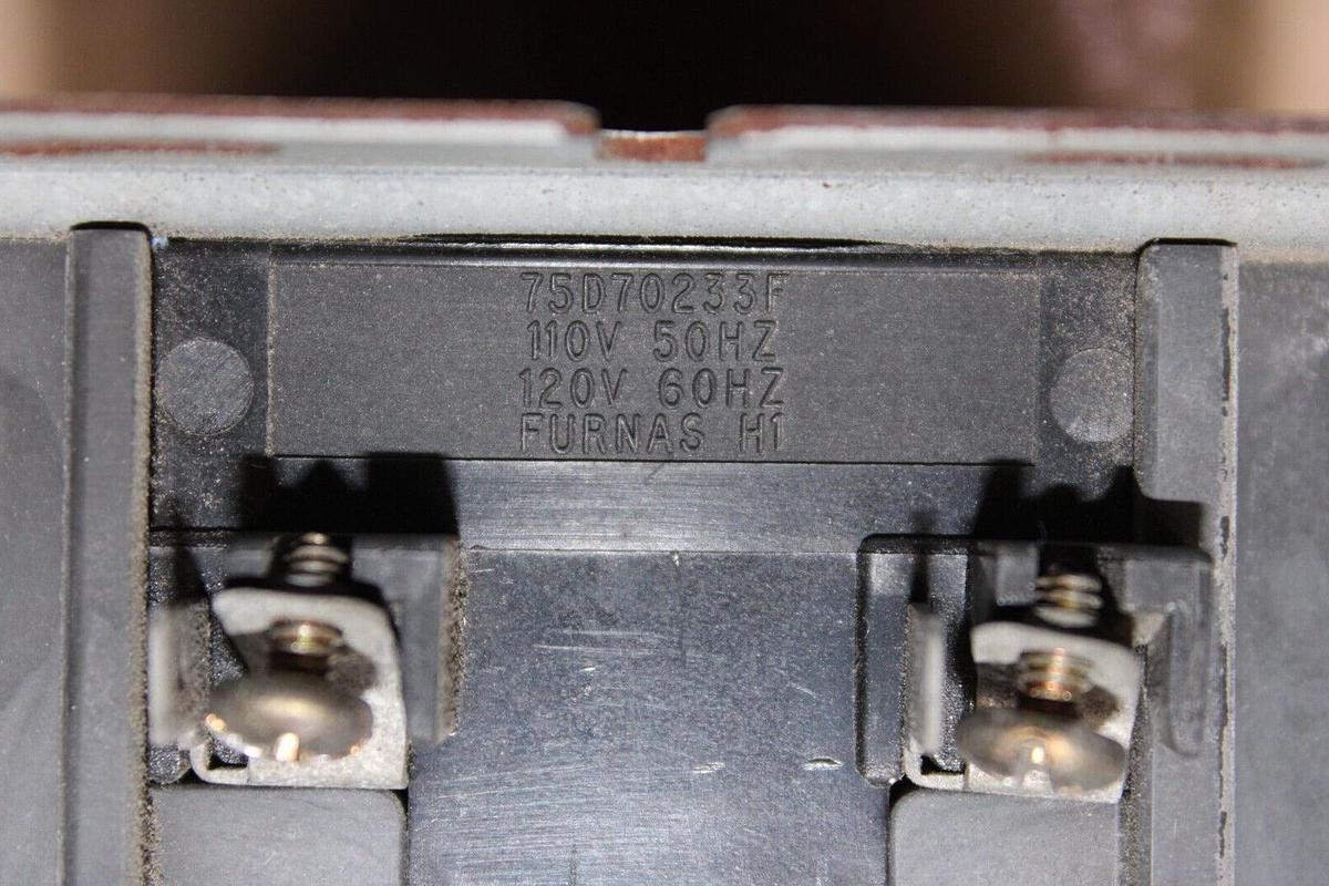Used FURNAS DEFINITE PRUPOSE CONTACTOR 42DF35AFL 50 AMP 600 VAC 25 HP 3-PHASE