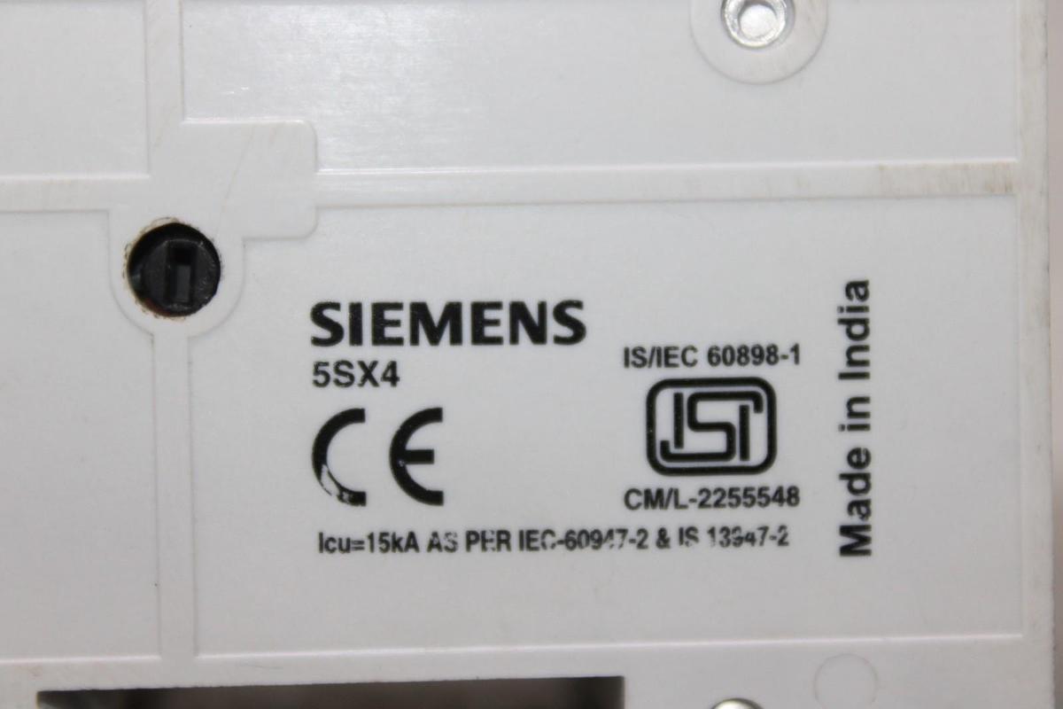 Used SIEMENS CIRCUIT BREAKER 5SX43 240/415 VAC 3-POLE 5SX4 C16 **WARRANTY**