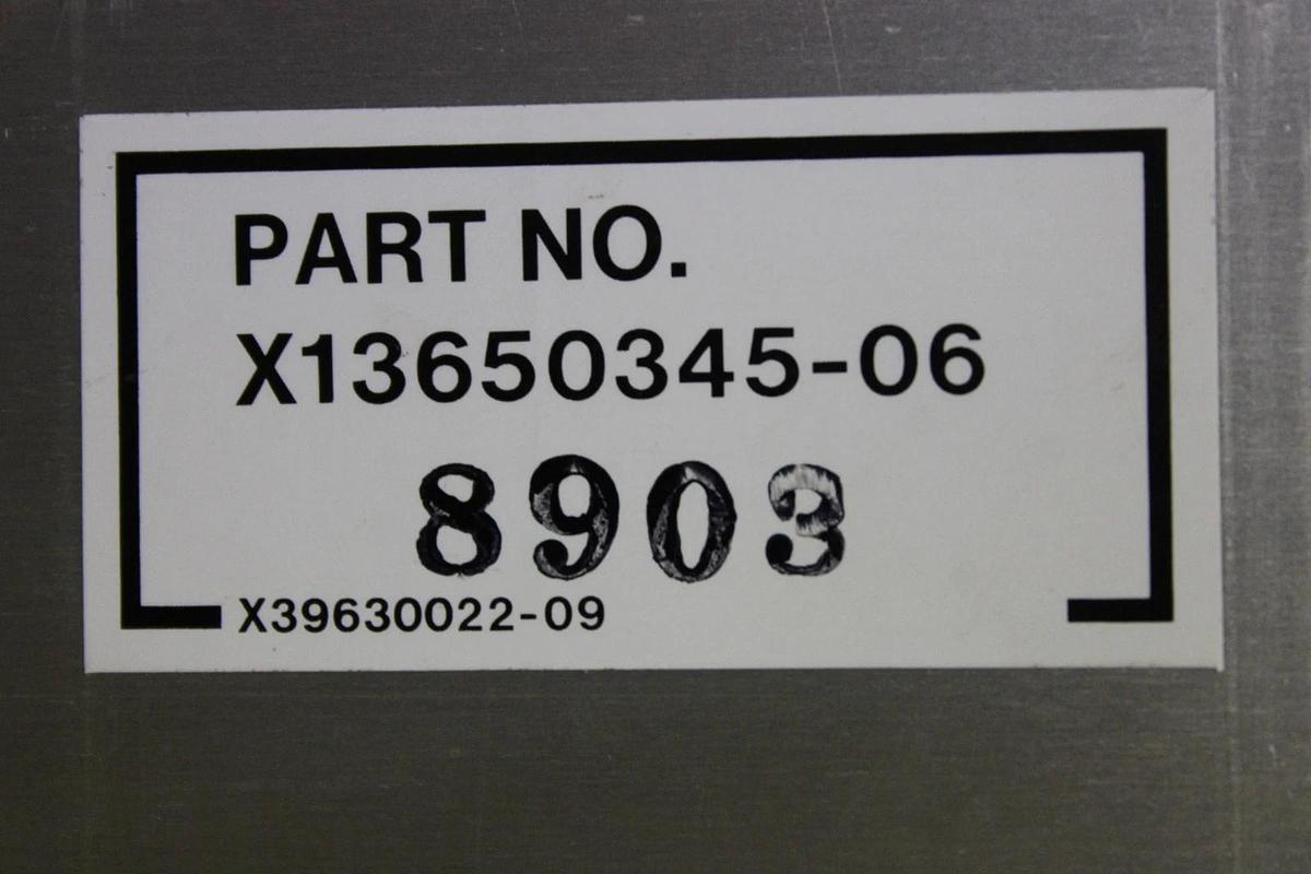 Used TRANE CHILLER CONTROL MODULE X13650345-06 W/ X13650344-02 & X13650343-01