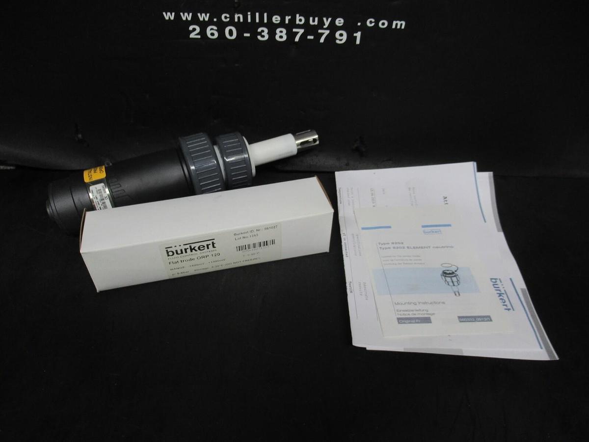 NEW SURPLUS BURKERT FLAT-TRODE-ORP-120 00562194 NEUTRINO ELECTRODE
