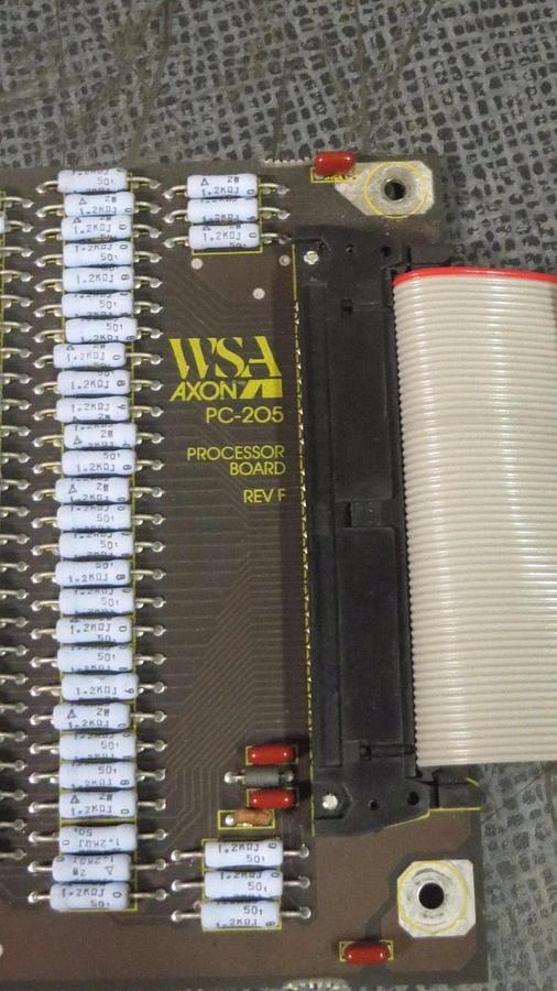 Used WSA AXON DOLBY PROCESSOR CIRCUIT BOARD PC-205 REVISION F # PC-205