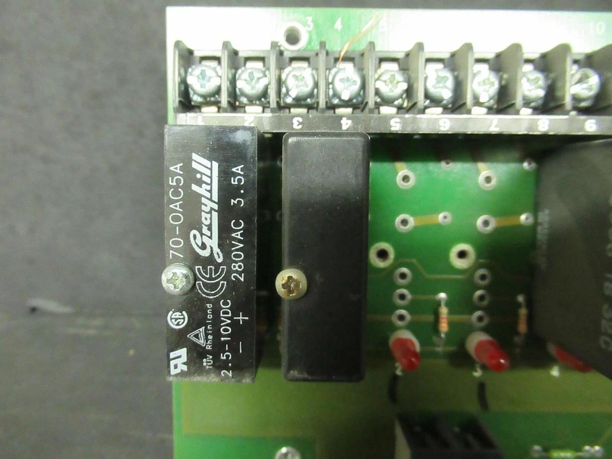Used CROUZET CORP. 24 SLOT RELAY BOARD 57-105 REV. W PB-24