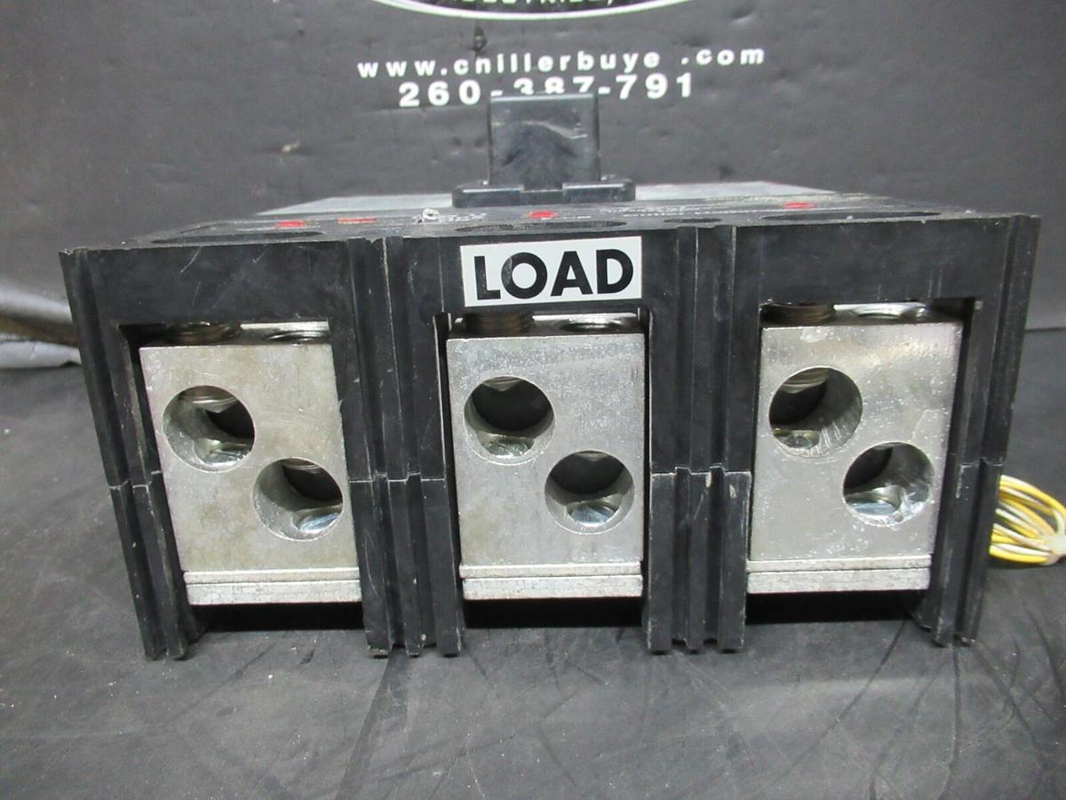 Used 600 AMP EATON CIRCUIT BREAKER LH36F600E 600 VAC 3-POLE 50/60 HZ **WARRANTY**