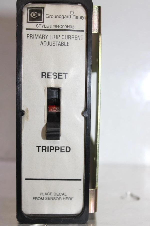 Used CUTLER-HAMMER GROUNDGARD RELAY SWITCH 5264C09H03 *WARRANTY*