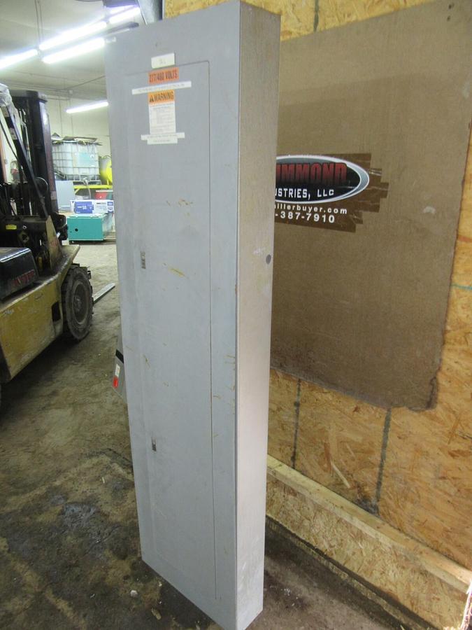 Used 250 AMP SQUARE D EDB / NF PANELBOARD PANEL MAIN LUG 3PH 4W 600 / 480V E1 PB011B