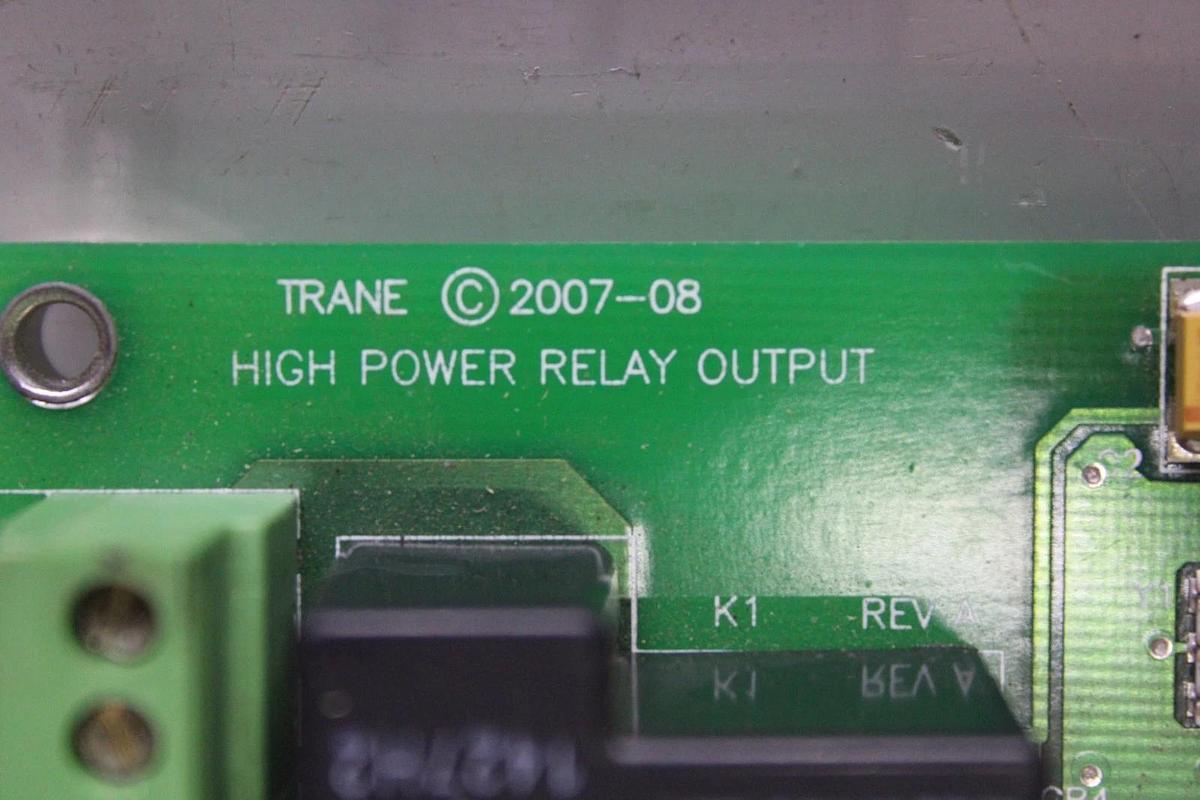 Used TRANE HIGH POWER RELAY OUTPUT CIRCUIT BOARD X13650902-02 REV. C **WARRANTY**