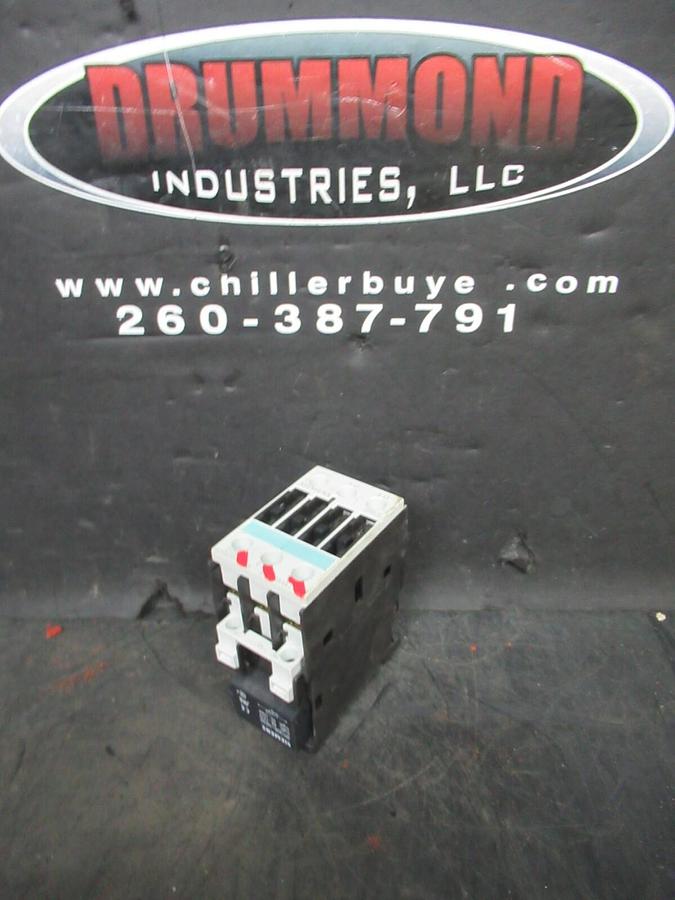 Used SIEMENS CONTACTOR 3RT1023-1A 35 AMP 600 VAC 7.5 HP 3-PHASE COIL: 110/120