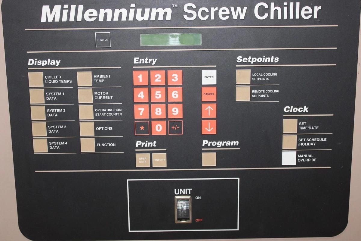Used YORK MILLENNIUM SCREW CHILLER CONTROL PANEL 024-30910-000 **WARRANTY**
