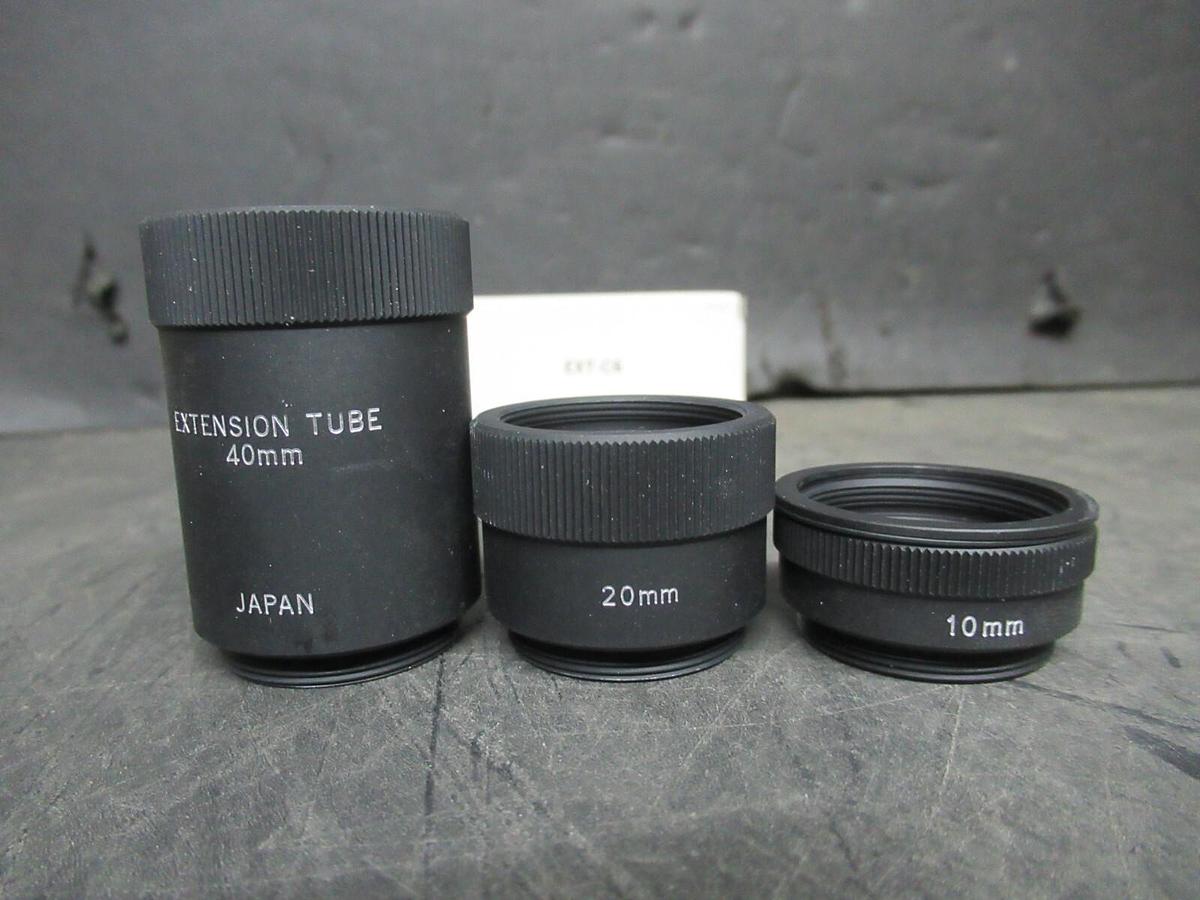 NEW IN BOX LENS EXTENSIONS EXT-C6 40 mm / 20 mm / 10 mm **WARRANTY INCLUDED**