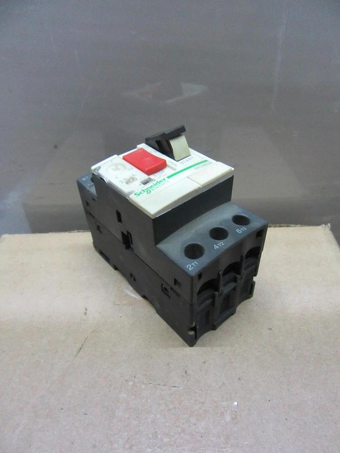 Used SCHNEIDER MANUAL MOTOR STARTER GV2ME08 2.5-4 AMP 600 VAC 3 HP **WARRANTY**