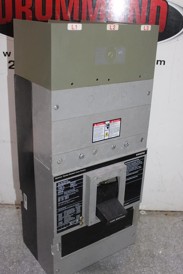 SIEMENS CIRCUIT BREAKER 3VA5340-5EC31 400 AMP 600 VAC 3-POLE
