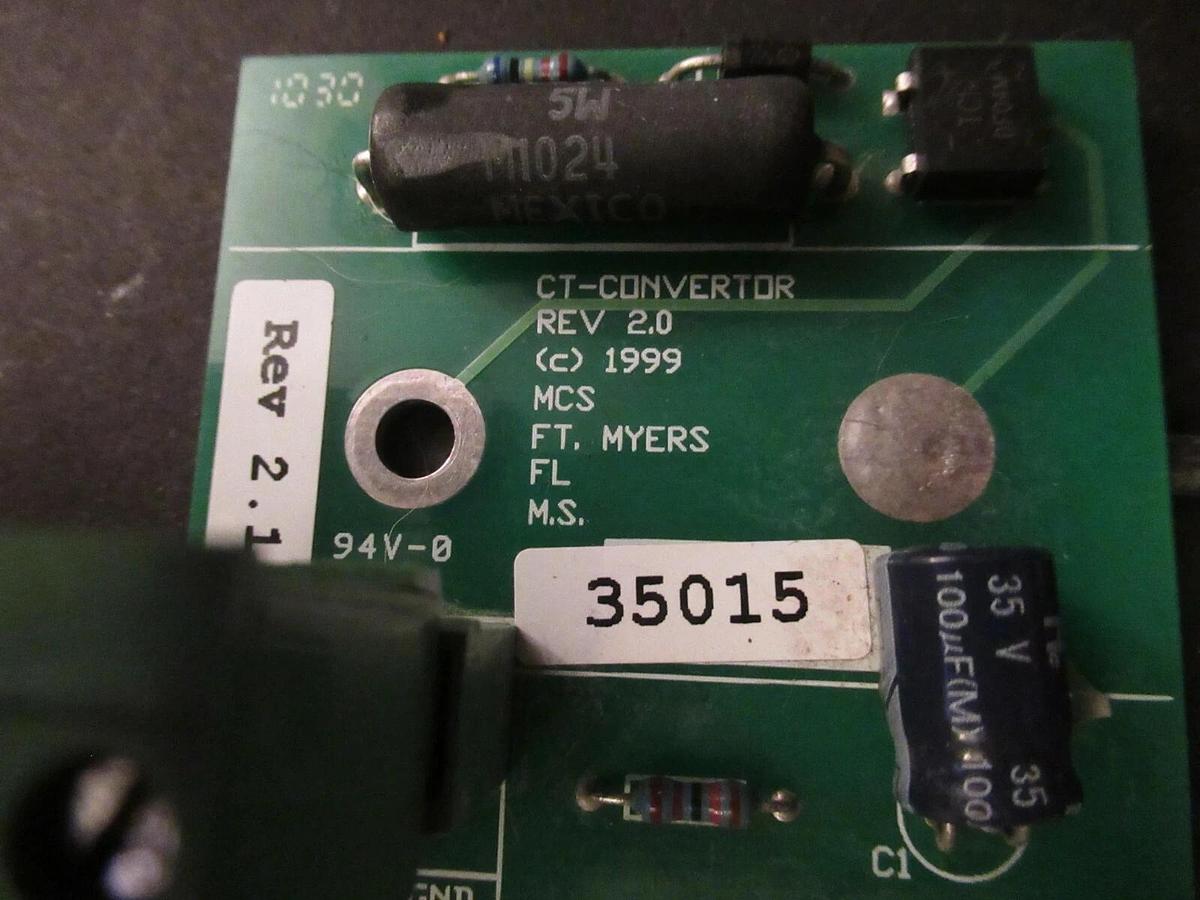 Used MCS CT CONVERTER CIRCUIT BOARD REV 2.1 **WARRANTY INCLUDED**