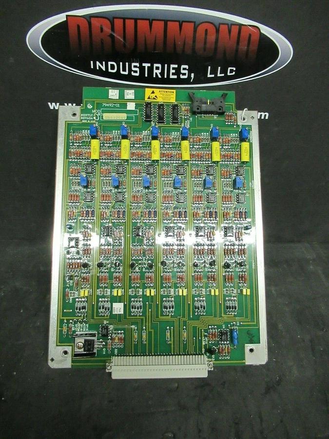 Used BENTLY NEVADA TEMPERATURE MONITOR BOARD 79492-01