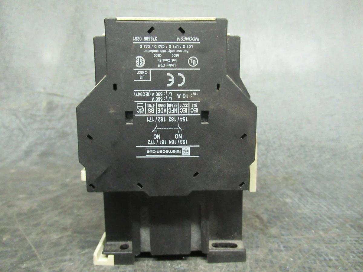 Used SCHNEIDER LP1D0901 600V 25A 7.5HP COIL: 24V **WARRANTY INCLUDED**