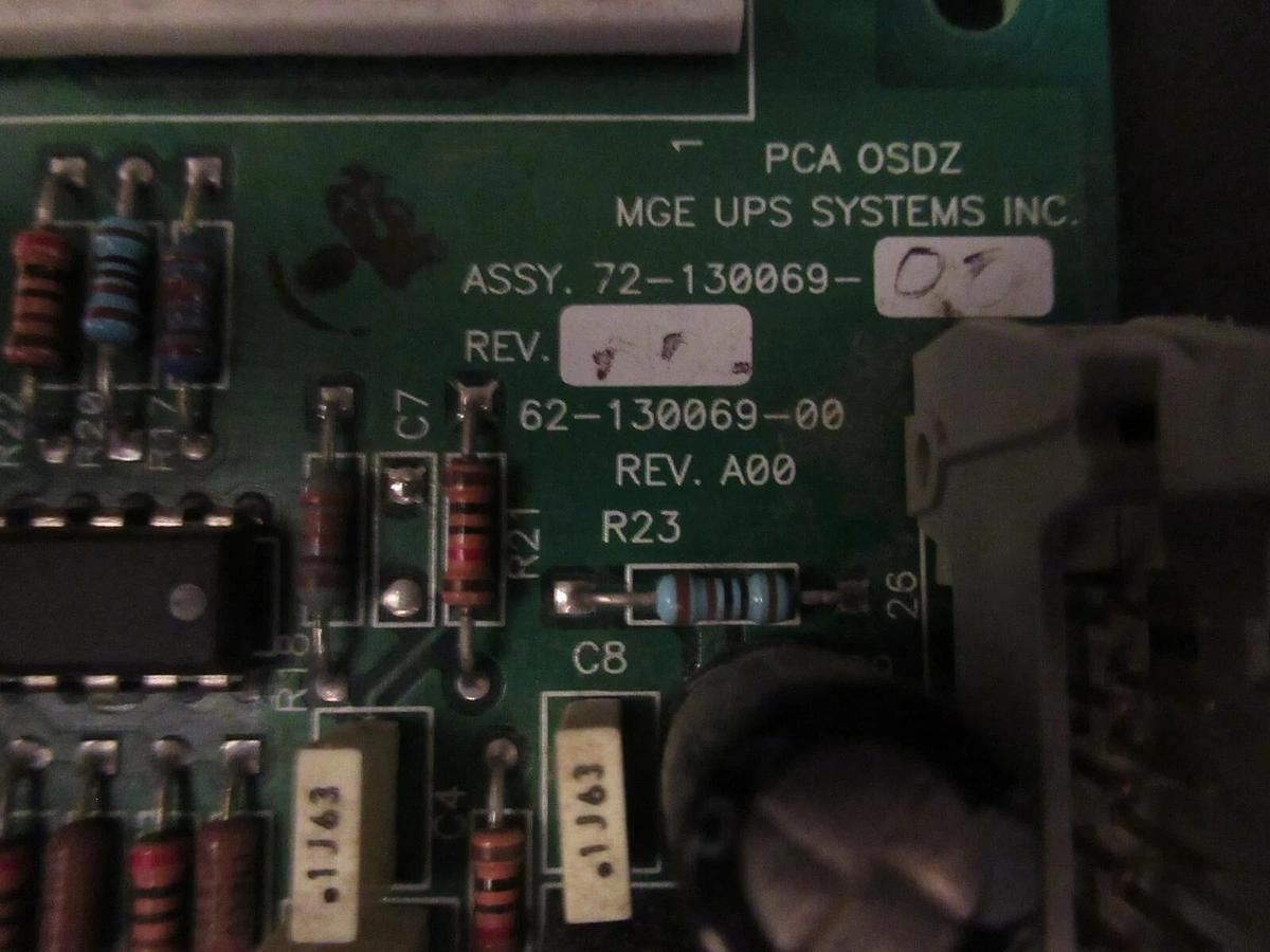 Used MGE PCA OSDZ CIRCUIT BOARD 72-130069-00 62-130069-00 REV. A00 *WARRANTY*