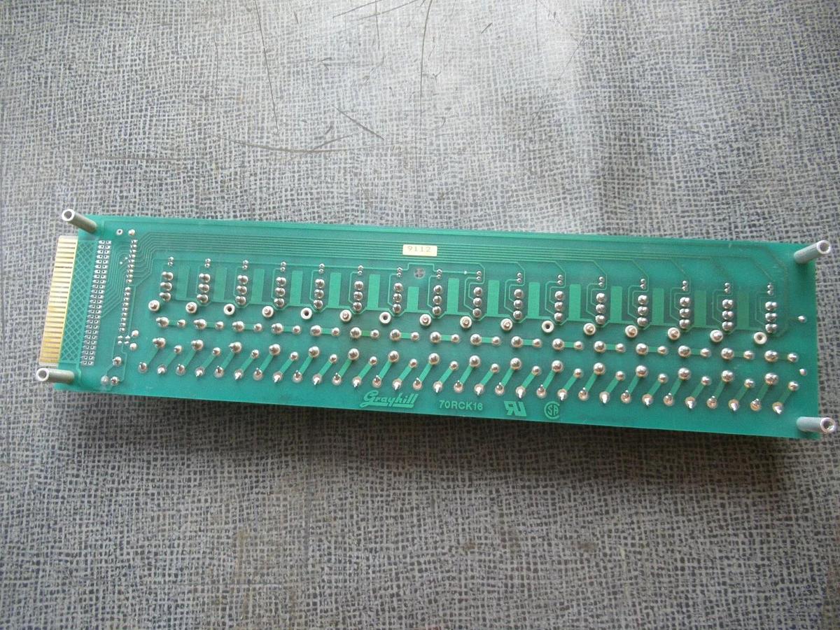 Used GRAYHILL I/O CIRCUIT BOARD 70RCK16 **WARRANTY INCLUDED**