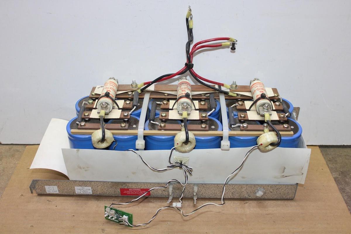 Used NIPPON CHEMI-CON CAPACITOR BANK U36D292 120110008-001 5800 uF 300 VOLT